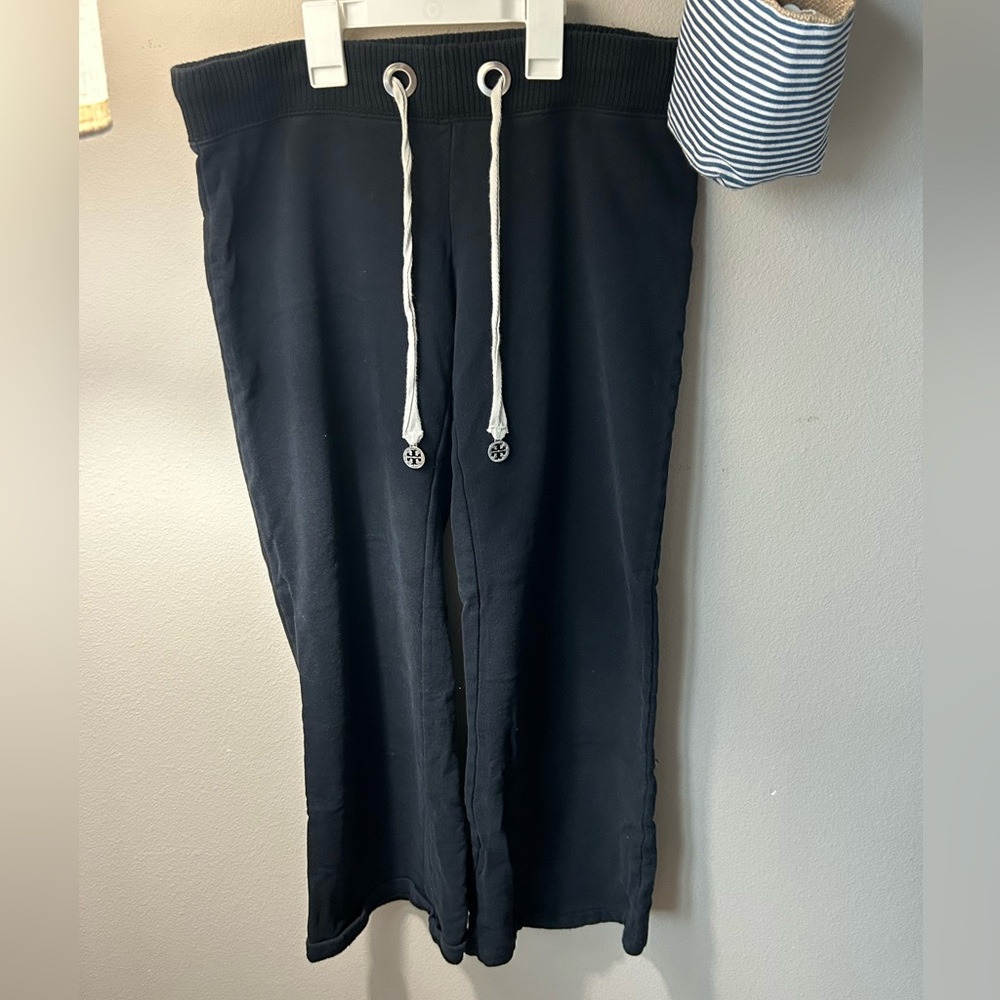 Tory Burch Black Lounge Sweatpants